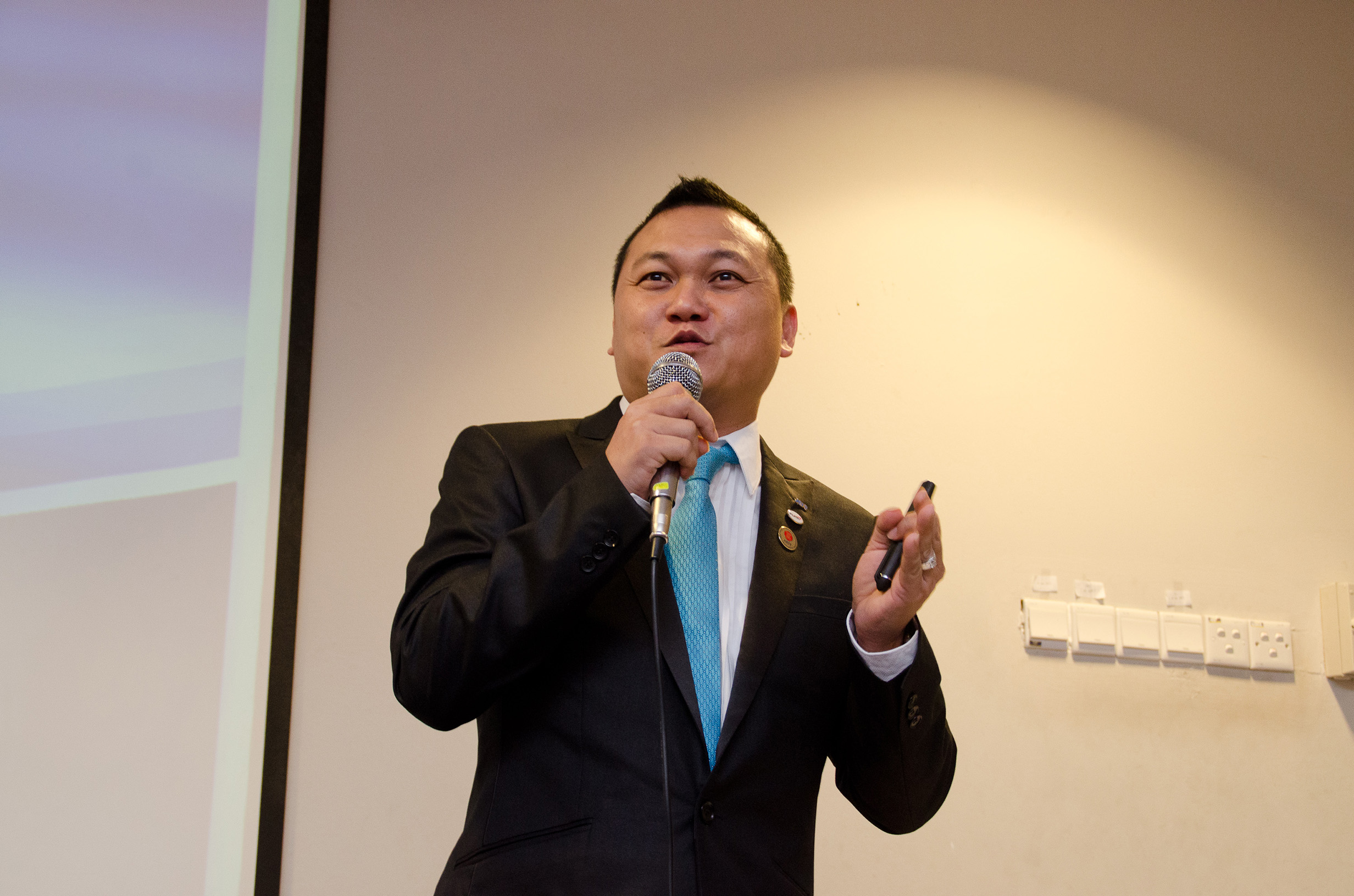 Dato' Looi sharing his advice and tips on secret to success